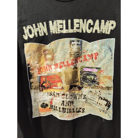2017 JOHN MELLENCAMP Sad Clowns and Hillbillies Concert Tour Large T-Shirt - Picture 3 of 10